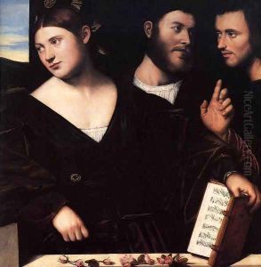 Allegory of Love (detail) by Bernardino Licinio