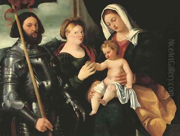 The Madonna and Child with Saints Catherine of Alexandria and George - view 1