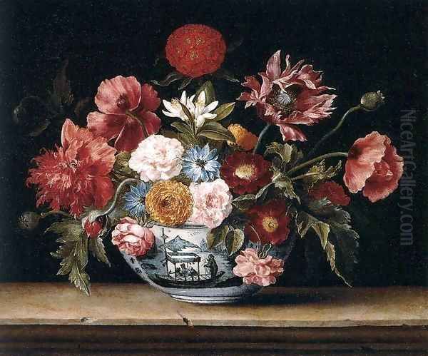 Chinese Bowl with Flowers - view 1