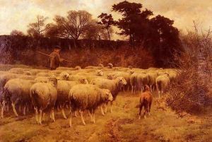 Return of the Flock by Cornelis van Leemputten