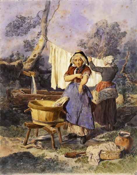 Washerwomen - view 1