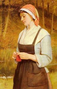 Knitting by Charles Sillem Lidderdale