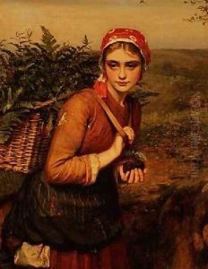 The Fern Gatherer by Charles Sillem Lidderdale