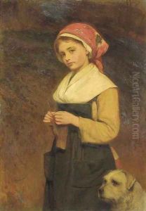 Knitting 2 by Charles Sillem Lidderdale
