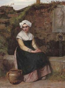 Resting beside the well