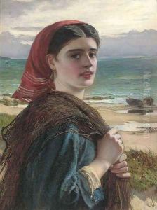 A fisher girl by Charles Sillem Lidderdale