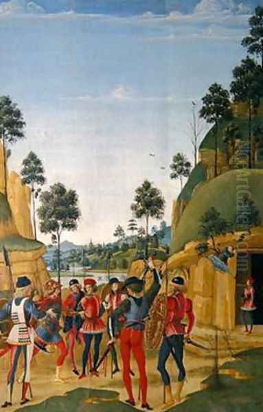 Arrest of a young man and his liberation by St Bernardino of Siena 1380-1444 - view 1