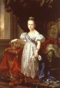 Queen Isabella II 1830-1904 of Spain 1838 by Vicente Lopez y Portana