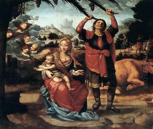 Rest during the Flight to Egypt 1507 - view 1