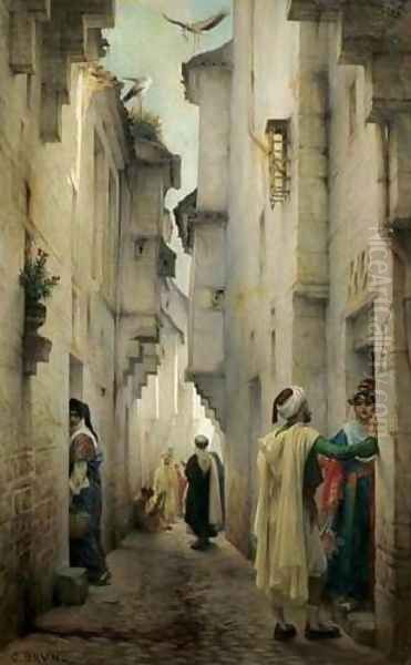 In the Kasbah, Constantine, Algeria (Conversation dans la Kasbah de Constantine) - view 1