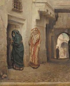 A secret rendezvous by Guillaume Charles Le Brun
