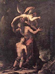 Sacrifice of Isaac c. 1596 by Jacopo Ligozzi