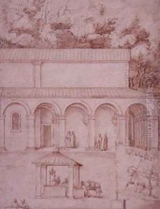 View of the Monastery of La Verna 3 by Jacopo Ligozzi