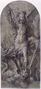 St Michael by Jacopo Ligozzi