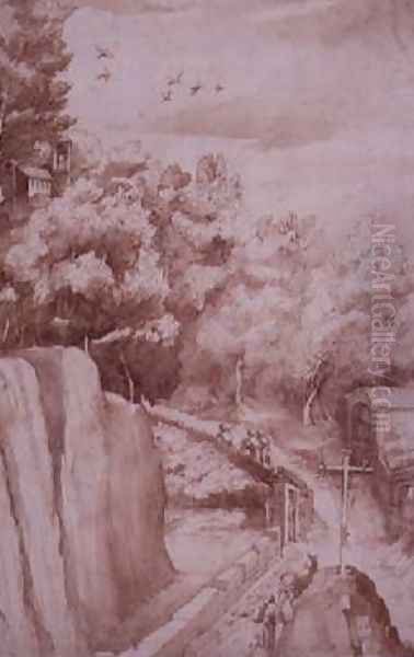 View of the Monastery of La Verna 2 - view 1