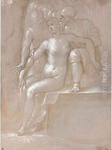 Susanna and the Elders - view 1