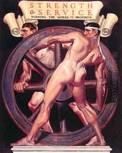 Strength and Service Turning the Wheel of Progress - view 1