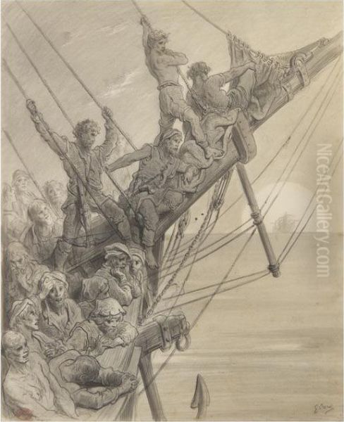 Rime Of The Ancient Mariner by Gustave Dore