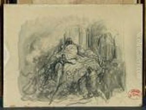 La Mort De Sardanapale by Gustave Dore