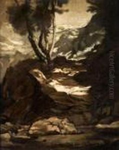 Paysage Rocheux by Gustave Dore