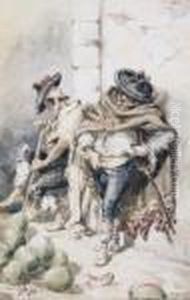 Les Vendeurs De Pasteques by Gustave Dore