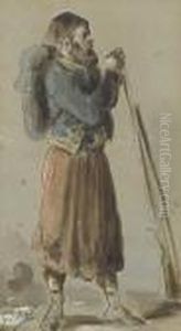 Brigand With A Pistol by Gustave Dore
