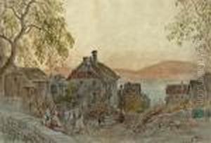 A View Of St. Gingolph by Gustave Dore