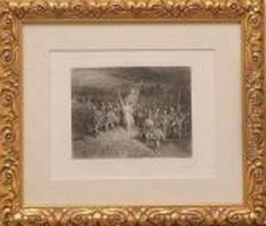 Victory Entering The City Paris by Gustave Dore