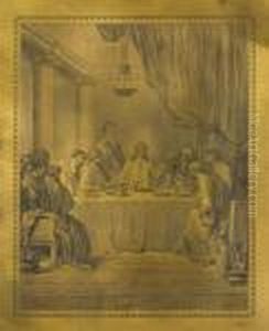 La Cene Par A. Bertrand by Gustave Dore