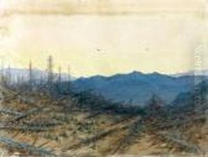 Une Foret Devastee En Ecosse by Gustave Dore