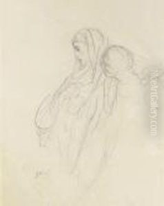 A Study Of The Virgin (recto And Verso)