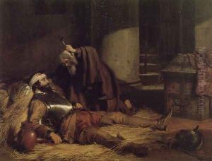 The Dying Warrior by Charles Landseer