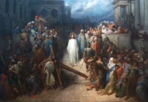 Le Christ Quittant Le Pretoire by Gustave Dore