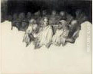 Le Neophyte, Neuvieme Planche by Gustave Dore