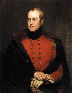 Portrait of a gentleman, said to be Lt. Col. Charles Richard Fox (1796-1873), three-quarter length, seated, in uniform