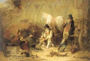 The first steps by Charles Landseer
