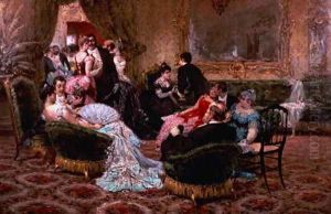 An Entertaining Evening by Egisto Lancerotto