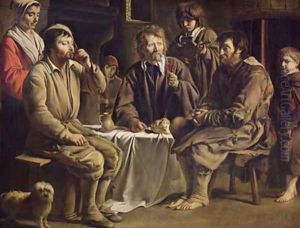 The Peasants Meal by Louis Le Nain