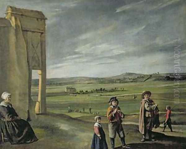 Landscape with Peasants - view 1
