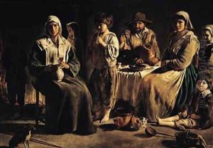 Peasant Family in an Interior by Louis Le Nain