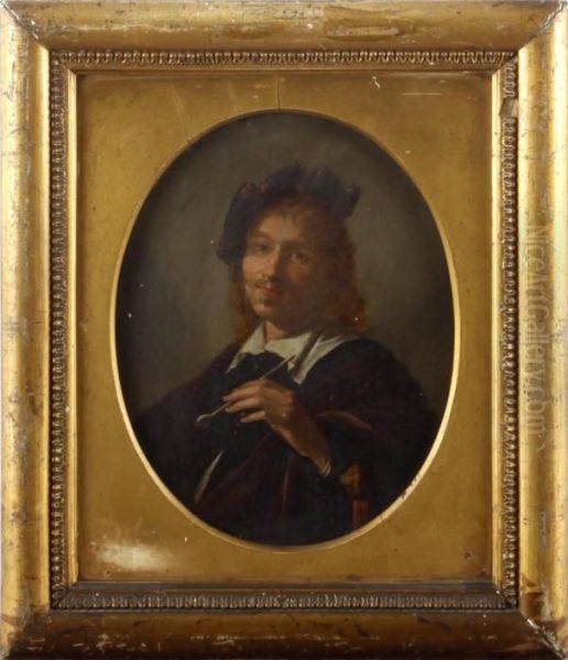 Portrait Of S Gentleman With A Clay Pipe - view 1