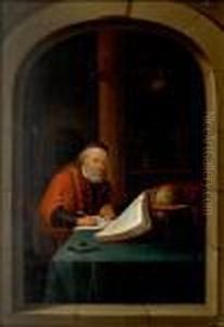 The Scholar by Gerrit Dou