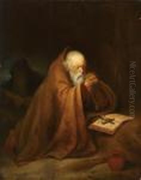 Two Hermits At Prayer - view 1