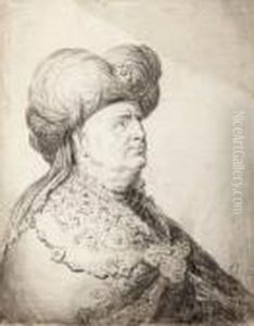 A Man Wearing An Oriental Costume, Half-length A Man Wearing An Oriental Costume, Half-length