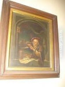A Man In His Study by Gerrit Dou
