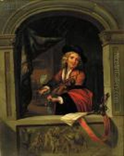 Violinist At The Window - view 1