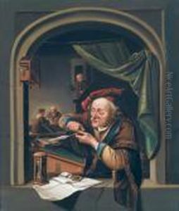 Dal Notaio by Gerrit Dou
