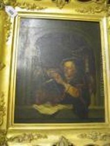 Le Maitre Ecrivain by Gerrit Dou