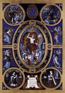 Resurrection 1553 by Leonard Limosin