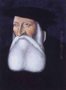 Portrait of Galiot de Genouillac 1546 by Leonard Limosin